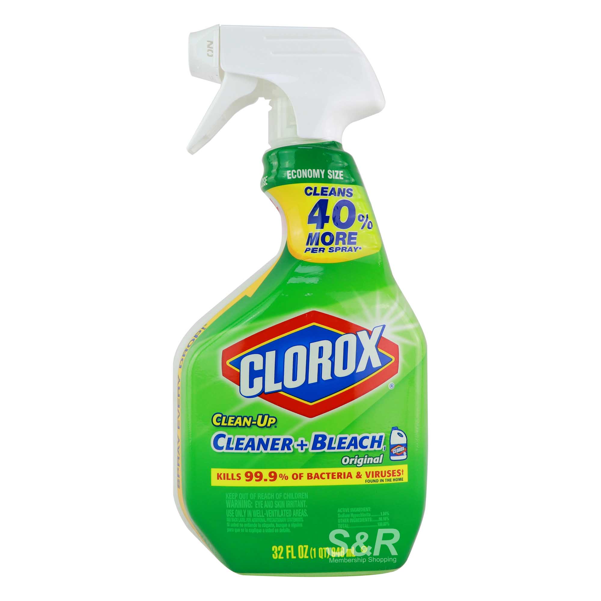 Clorox Clean-Up Original Cleaner And Bleach 946mL